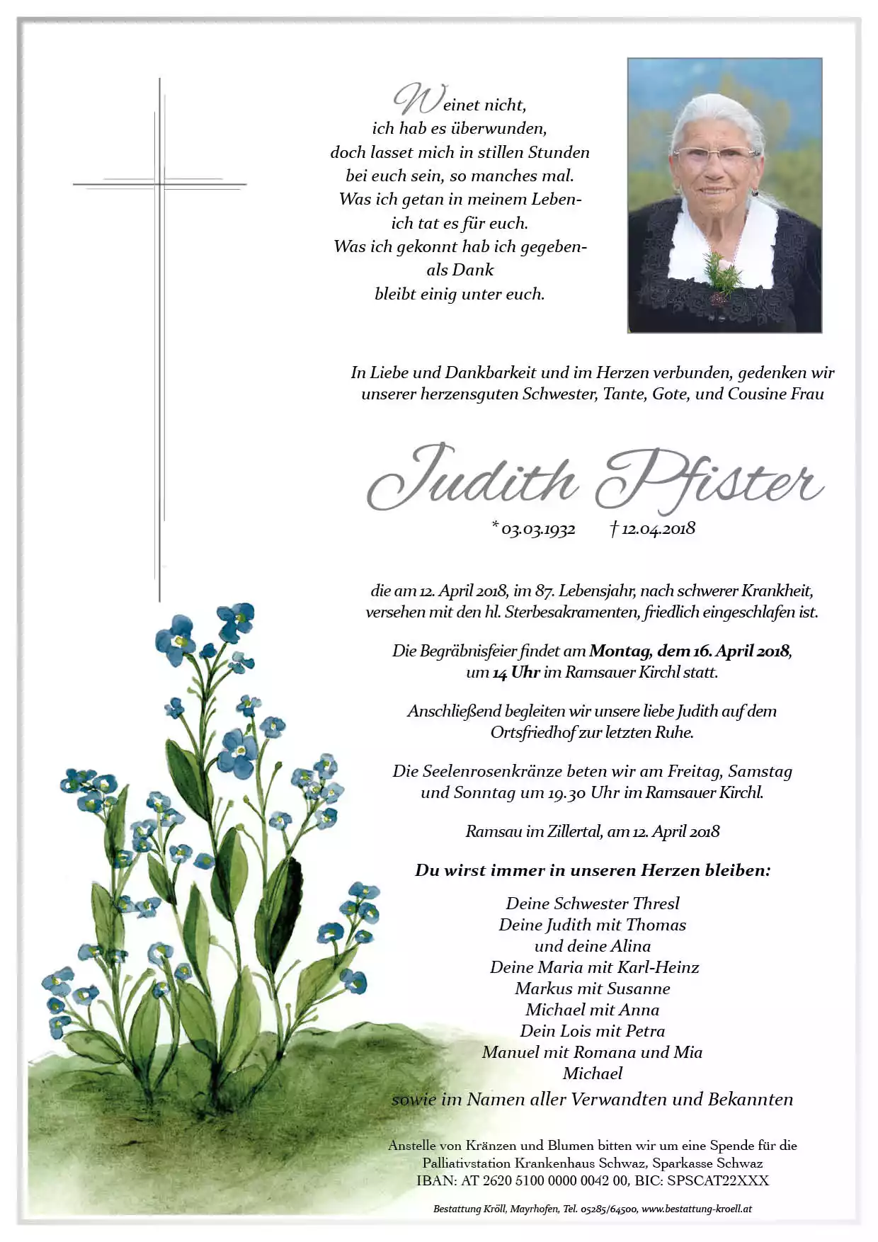Parte von Judith Pfister